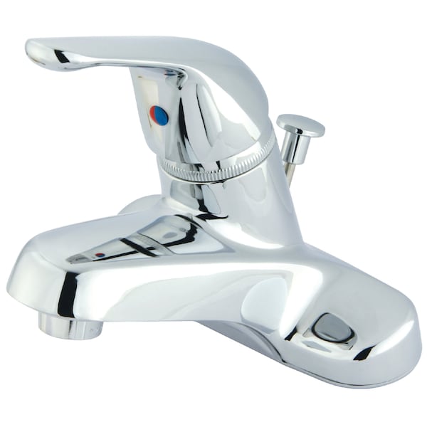 4" Centerset Bathroom Faucet, Chrome